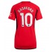 Manchester United Marcus Rashford #10 Voetbalkleding Thuisshirt Dames 2023-24 Korte Mouwen